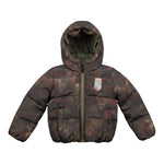 Just Cavalli Giubbino Stampa Fantasia con Cappuccio Marrone per Neonato JIA26024KW MARRONE JUST CAVALLI 