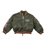 Just Cavalli Giubbino tinta unita con Zip E Profili In Contrasto Verde per Neonato JIA26026GB VERDE JUST CAVALLI 