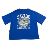 Just Cavalli T-Shirt tinta unita con Stampa Cobalto per Neonato JIA26028TS COBALTO JUST CAVALLI 