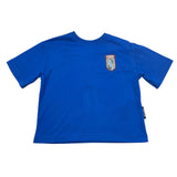 Just Cavalli T-Shirt tinta unita con Stampa Cobalto per Neonato JIA26028TS COBALTO JUST CAVALLI 
