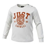 Just Cavalli Shirt tinta unita con Stampa Bianco per Neonato JIA26029TS BIANCO JUST CAVALLI 