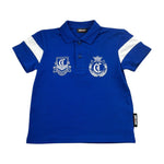 Just Cavalli Polo tinta unita con Stampa Mezza Manica Cobalto per Neonato JIA26035PO COBALTO JUST CAVALLI 