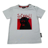 Just Cavalli T-Shirt tinta unita con Stampa Grigio per Neonata JIA260404TS GRIGIO JUST CAVALLI 