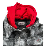 Just Cavalli Cappotto tinta unita con Cappuccio In Contrasto Grigio per Neonato JIA26041CA GRIGIO JUST CAVALLI 
