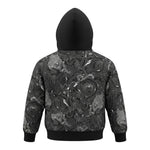 Just Cavalli Felpa tinta unita con Zip E Cappuccio E Fantasia Nero per Neonato JIA26042FE NERO JUST CAVALLI 
