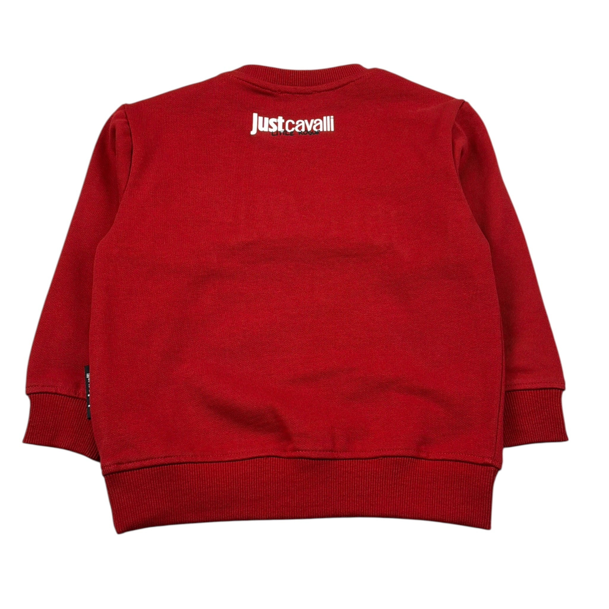 Just Cavalli Felpa Chiusa Girocollo tinta unita Rosso per Neonato JIA26051FE ROSSO JUST CAVALLI 
