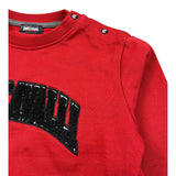 Just Cavalli Felpa Chiusa Girocollo tinta unita Rosso per Neonato JIA26051FE ROSSO JUST CAVALLI 
