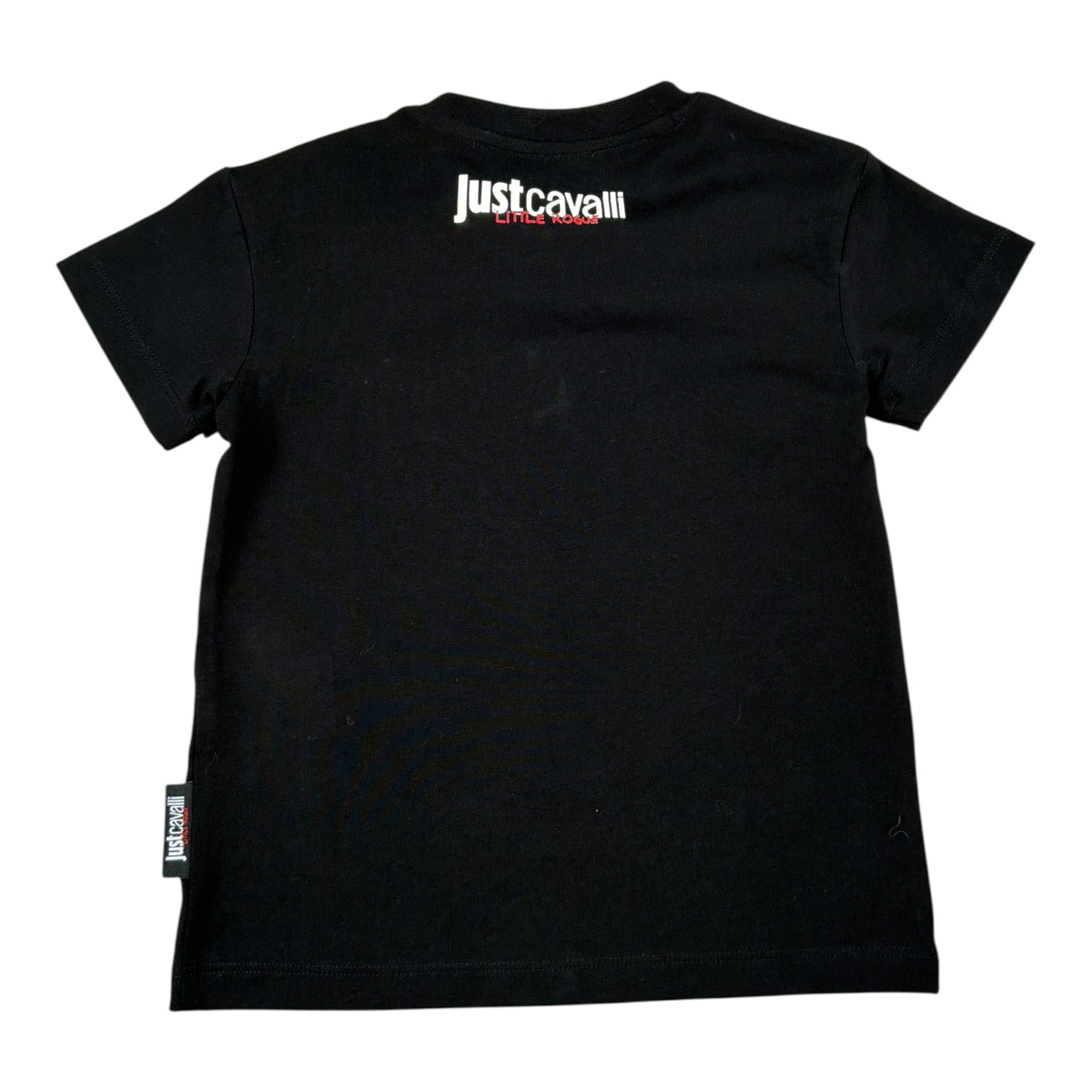 Just Cavalli T-Shirt tinta unita con Stampa Nero per Neonato JIA26054TS NERO JUST CAVALLI 