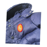 Just Cavalli Giubbino tinta unita con Zip E Cappuccio Blu per Neonato JIA26059PI BLU JUST CAVALLI 