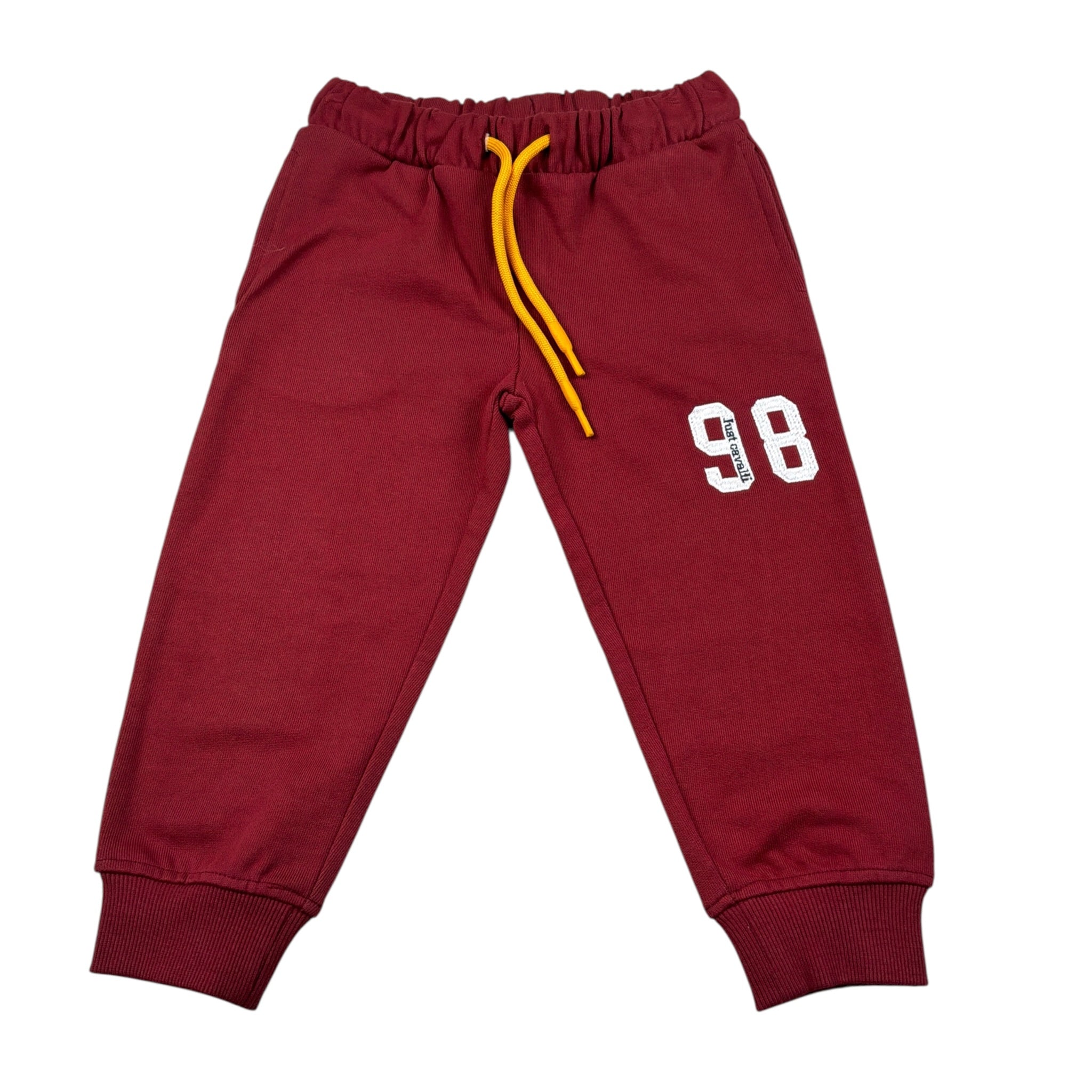 Just Cavalli Pantalone Tuta tinta unita Bordeaux per Neonato JIA26065PA BORDEAUX JUST CAVALLI 