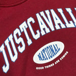 Just Cavalli Felpa tinta unita con Stampa Bordeaux per Neonato JIA26067FE BORDEAUX JUST CAVALLI 