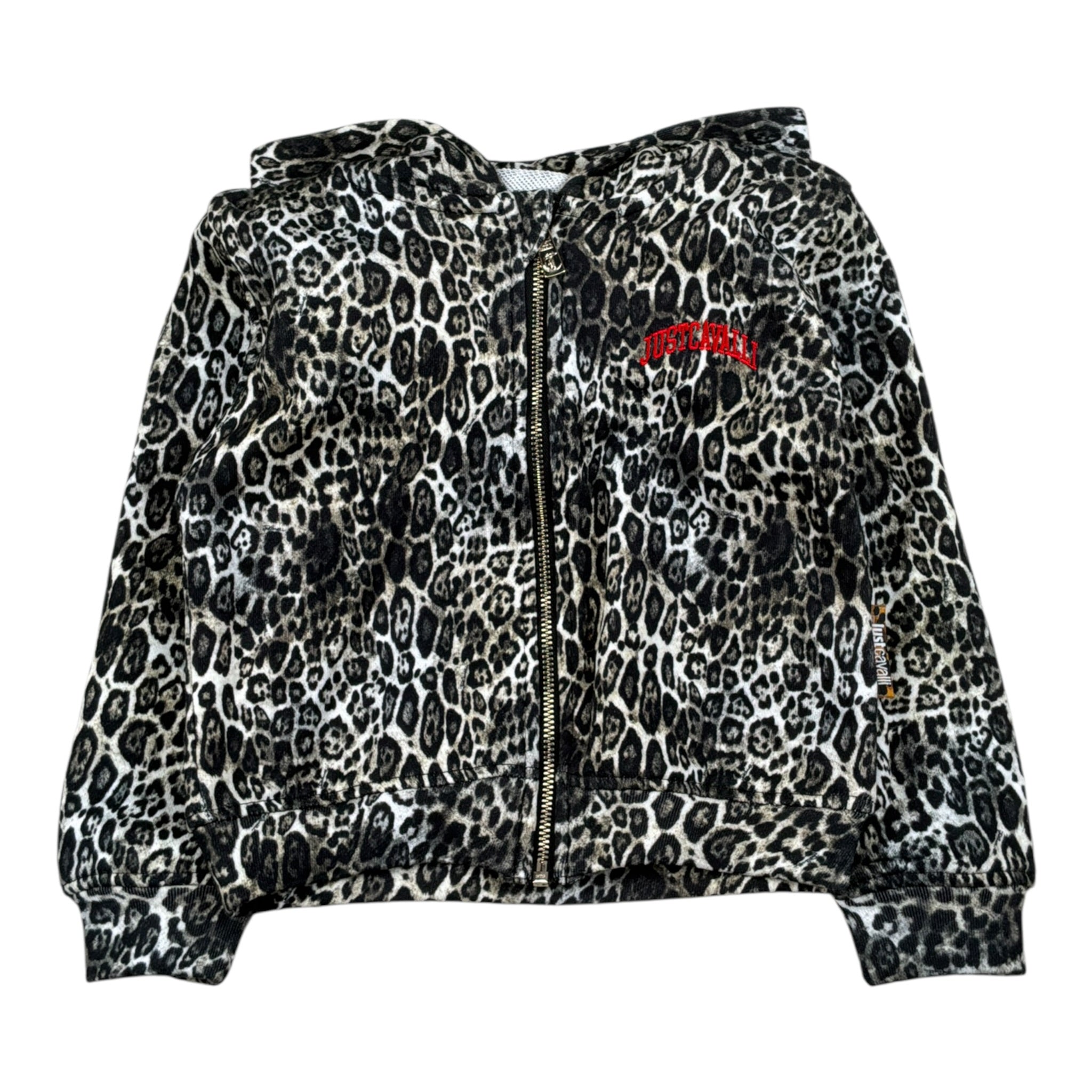 Just Cavalli Felpa tinta unita con Zip E Fantasia Maculata Marrone per Neonata JIA26081FE MARRONE JUST CAVALLI 