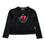 Just Cavalli Shirt tinta unita con Stampa Nero per Neonato JIA26084TS NERO JUST CAVALLI 