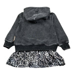 Just Cavalli Abito Felpa Manica Lunga tinta unita con Cappuccio Nero per Neonata JIA26088VE NERO JUST CAVALLI 