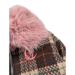 Just Cavalli Giubbino Stampa Fantasia con Collo Pelliccia Marrone per Neonata JIA26092GB MARRONE JUST CAVALLI 
