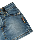 Just Cavalli Gonna In Denim tinta unita Azzurro per Neonata JIA26095GO AZZURRO JUST CAVALLI 