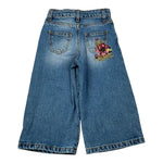 Just Cavalli Jeans tinta unita Modello A Palazzo Blu per Neonata JIA26104JE BLU JUST CAVALLI 