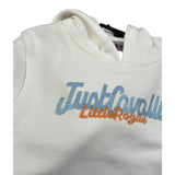 Just Cavalli Felpa Chiusa con Cappuccio tinta unita Bianco per Neonata JIA26110FE BIANCO JUST CAVALLI 