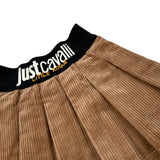 Just Cavalli Gonna tinta unita con Logo Marrone per Neonata JIA26118GO MARRONE JUST CAVALLI 