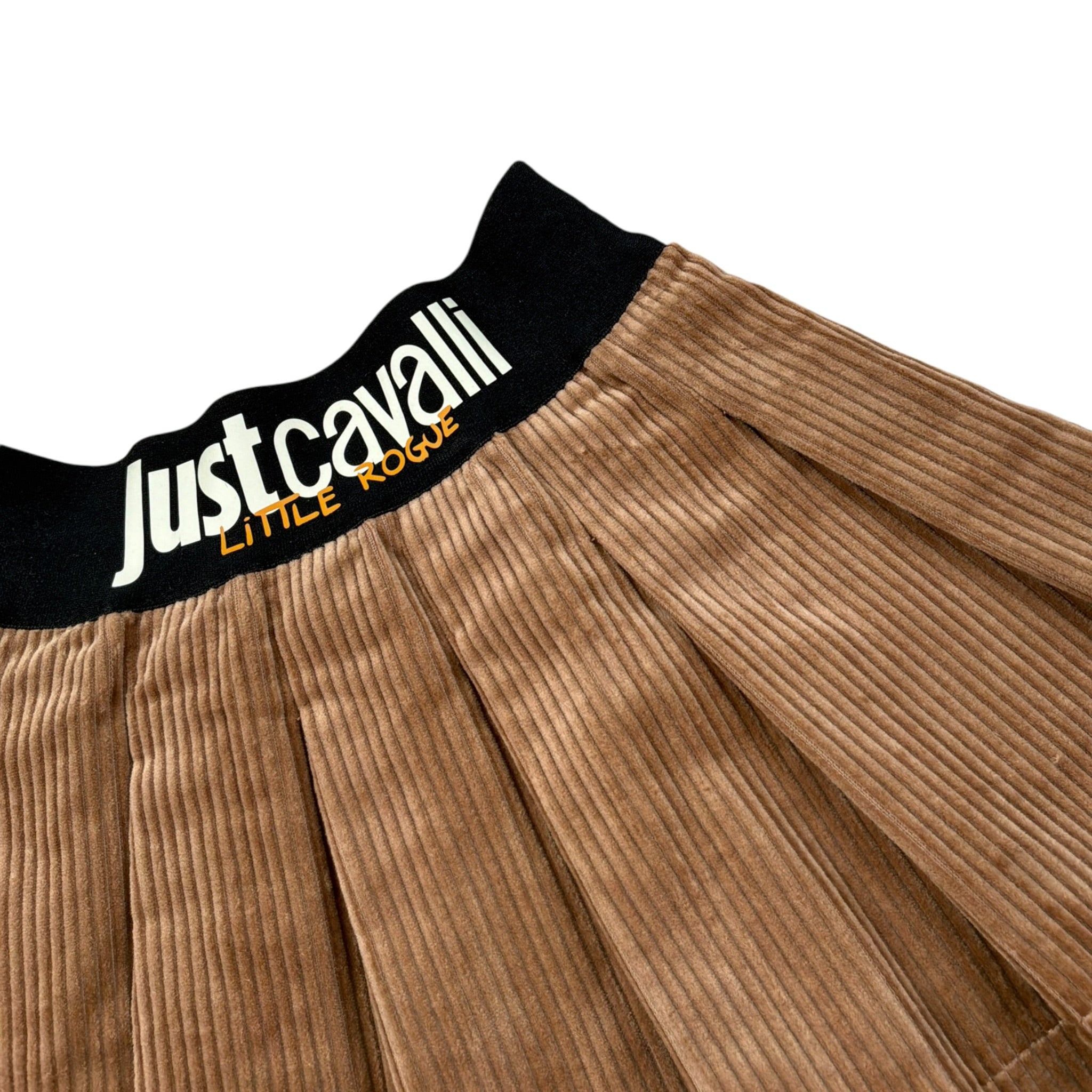 Just Cavalli Gonna tinta unita con Logo Marrone per Neonata JIA26118GO MARRONE JUST CAVALLI 
