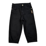 Just Cavalli Pantalone tinta unita con Girovita Regolabile Nero per Neonata JIA26122JE NERO JUST CAVALLI 