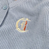 Just Cavalli Cardigan tinta unita con Stampa Azzurro per Neonato JIA26124CD AZZURRO JUST CAVALLI 