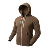 Yes London Felpa tinta unita con Zip E Cappuccio Verde per Bambino IEDIDIDI VERDE YES LONDON 