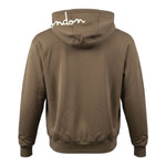 Yes London Felpa tinta unita con Zip E Cappuccio Verde per Bambino IEDIDIDI VERDE YES LONDON 