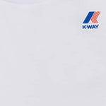 K-Way T-Shirt Girocollo tinta unita con Logo Bianco per Bambino K007JE0 BIANCO K-WAY 