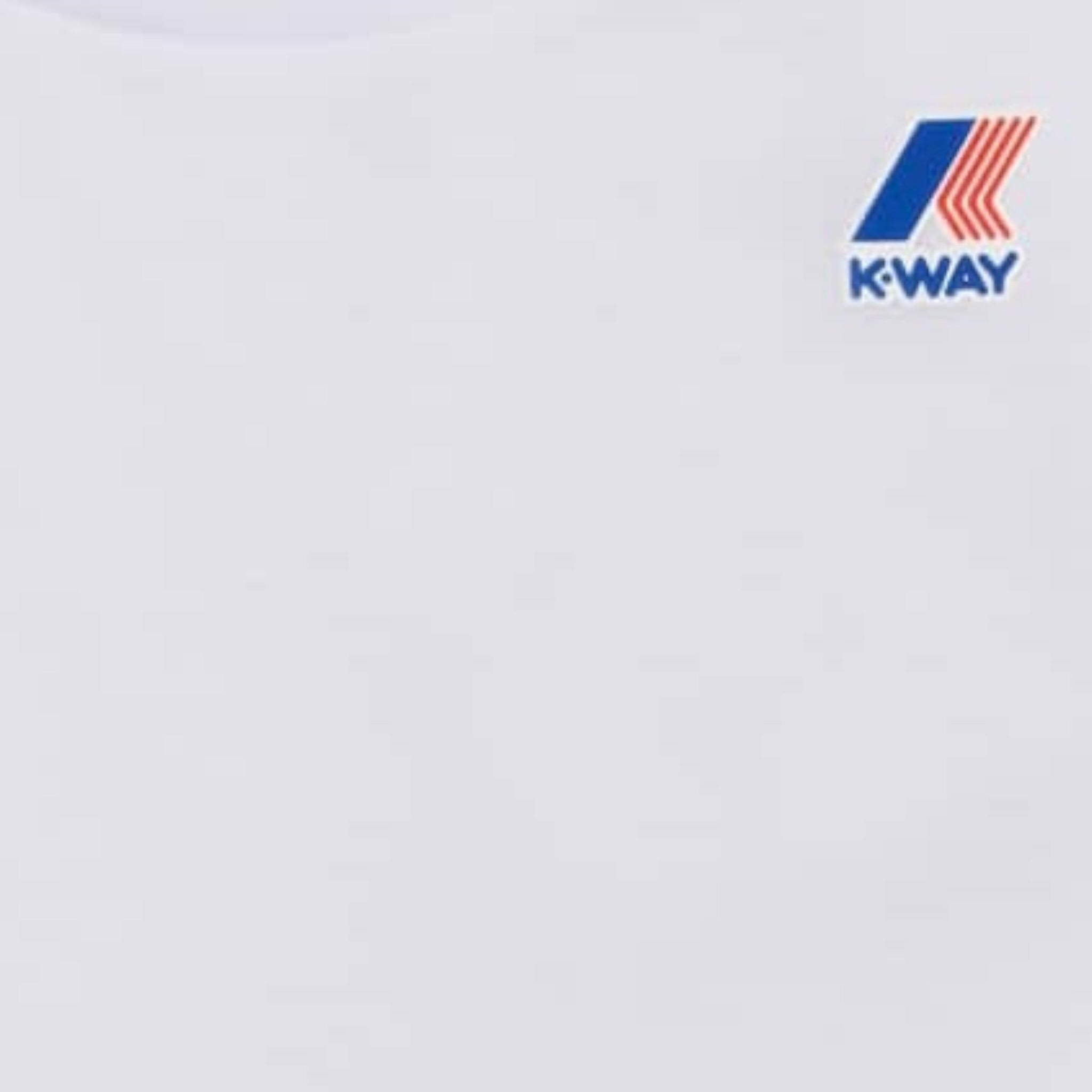K-Way T-Shirt Girocollo tinta unita con Logo Bianco per Bambino K007JE0 BIANCO K-WAY 