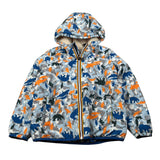K-Way Giubbino Stampa Fantasia Animali Multicolor per Bambino K1127IWO MULTICOLOR K-WAY 