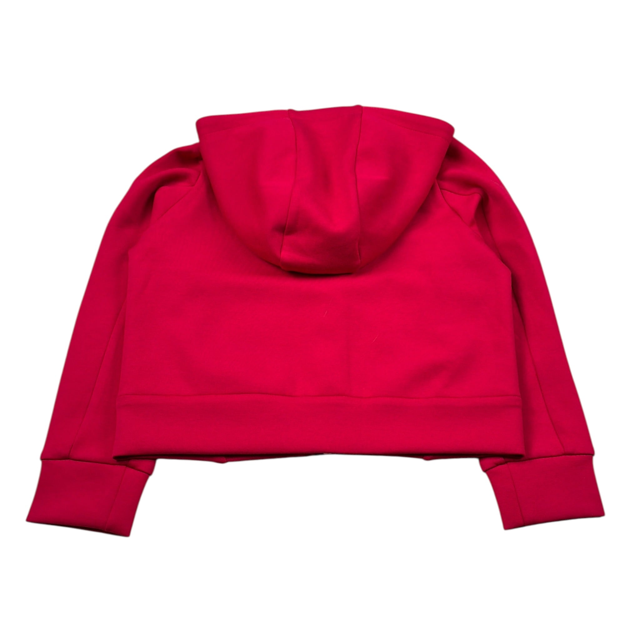 K-Way Felpa con Zip E Cappuccio tinta unita con Logo Fuxia per Bambina K1127LW FUXIA K-WAY 