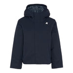 K-Way Giubbino tinta unita con Zip E Cappuccio Blu per Bambino K1128FW BLU K-WAY 