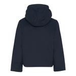 K-Way Giubbino tinta unita con Zip E Cappuccio Blu per Bambino K1128FW BLU K-WAY 