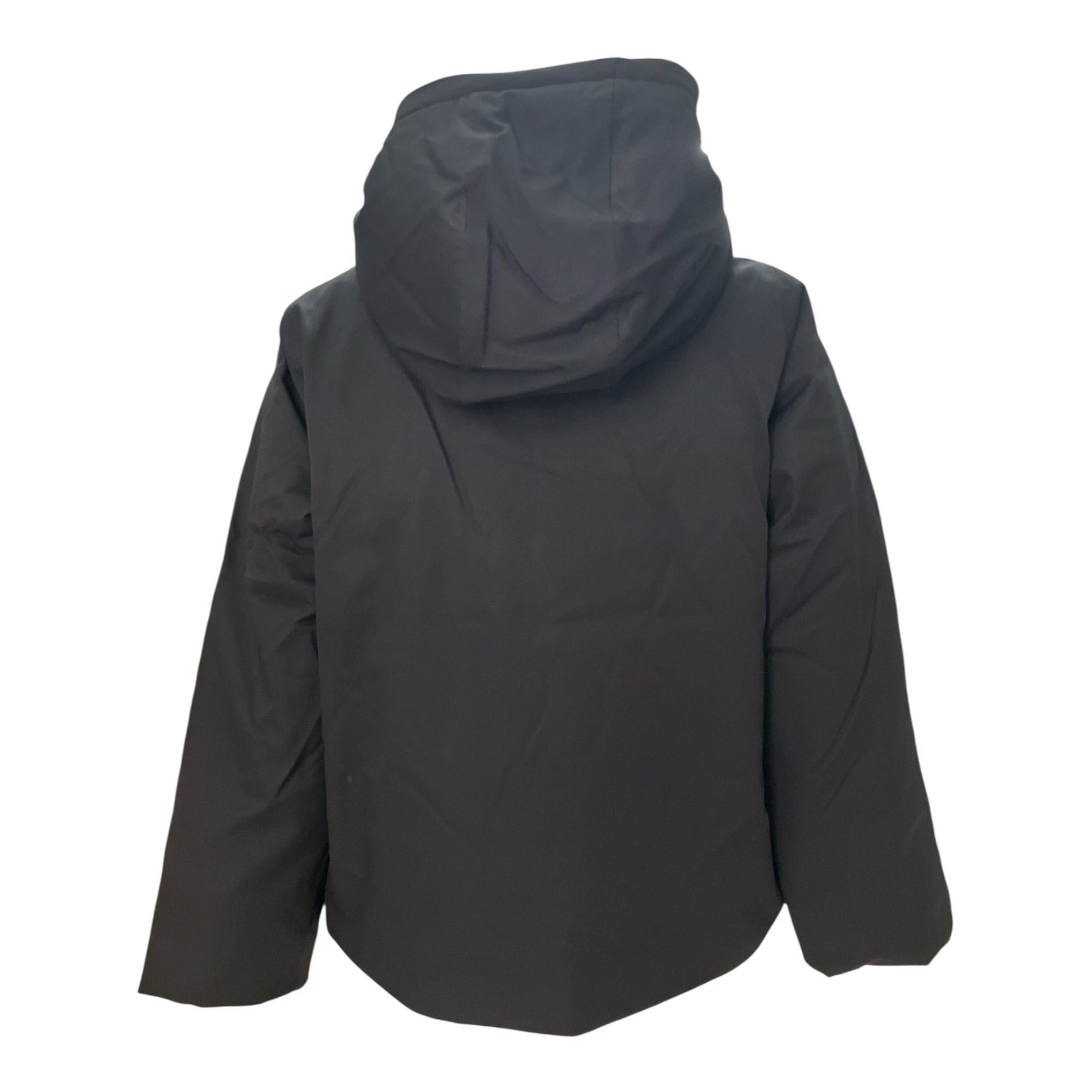K-Way Giubbino tinta unita con Zip E Cappuccio Nero per Bambino K1128FWXX NERO K-WAY 
