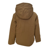 K-Way Giubbino tinta unita con Zip E Cappuccio Verde per Bambino K1128FWXX VERDE K-WAY 