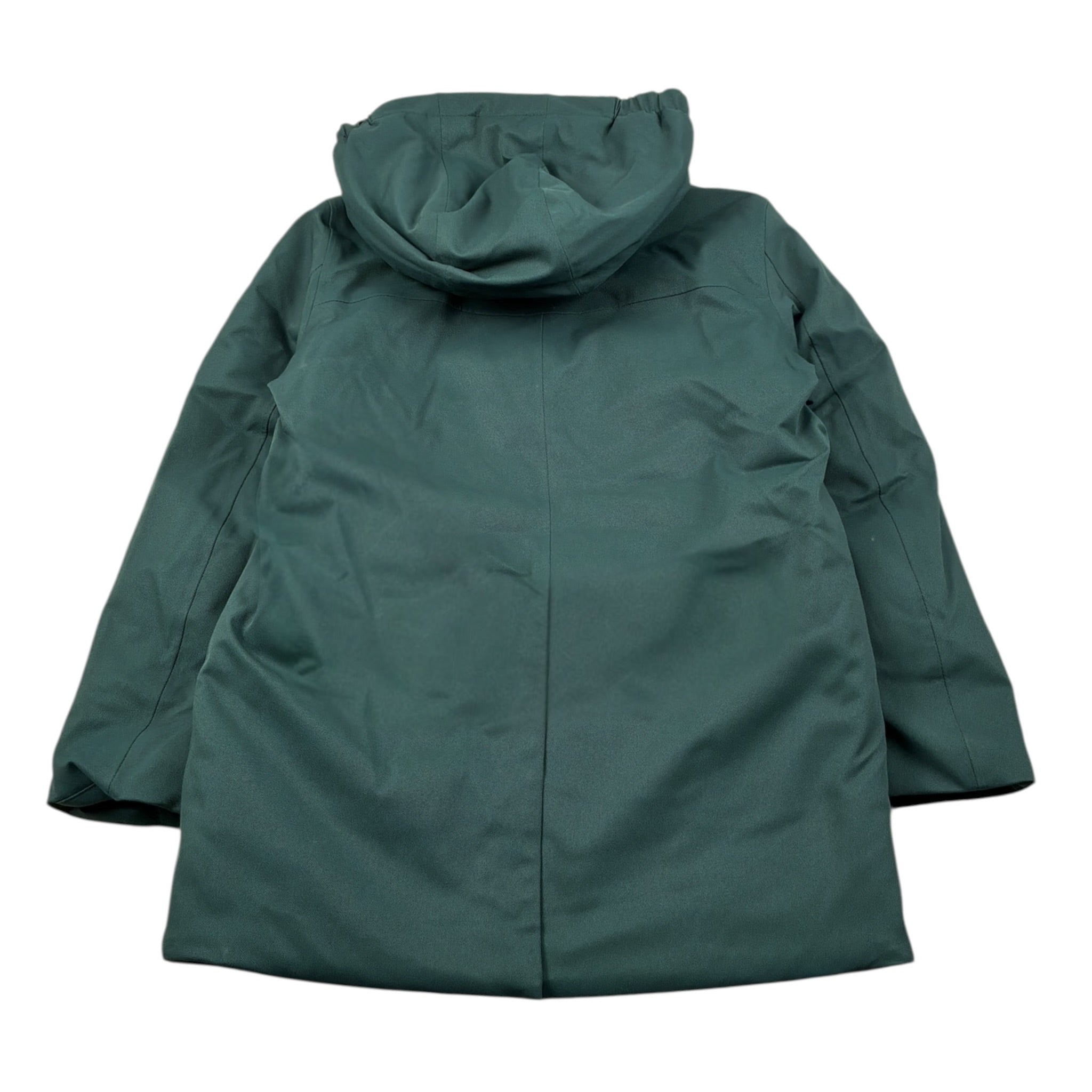 K-Way Giubbino tinta unita con Pelliccia Verde per Bambino K1128HW VERDE K-WAY 