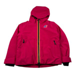 K-Way Giubbino tinta unita con Cappuccio Fuxia per Bambina K157IW FUXIA K-WAY 