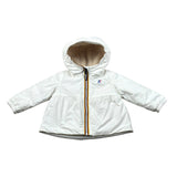 K-Way Giubbino tinta unita con Cappuccio Bianco per Neonata K2134VW BIANCO K-WAY 