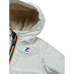 K-Way Giubbino tinta unita con Cappuccio Bianco per Neonata K2134VW BIANCO K-WAY 
