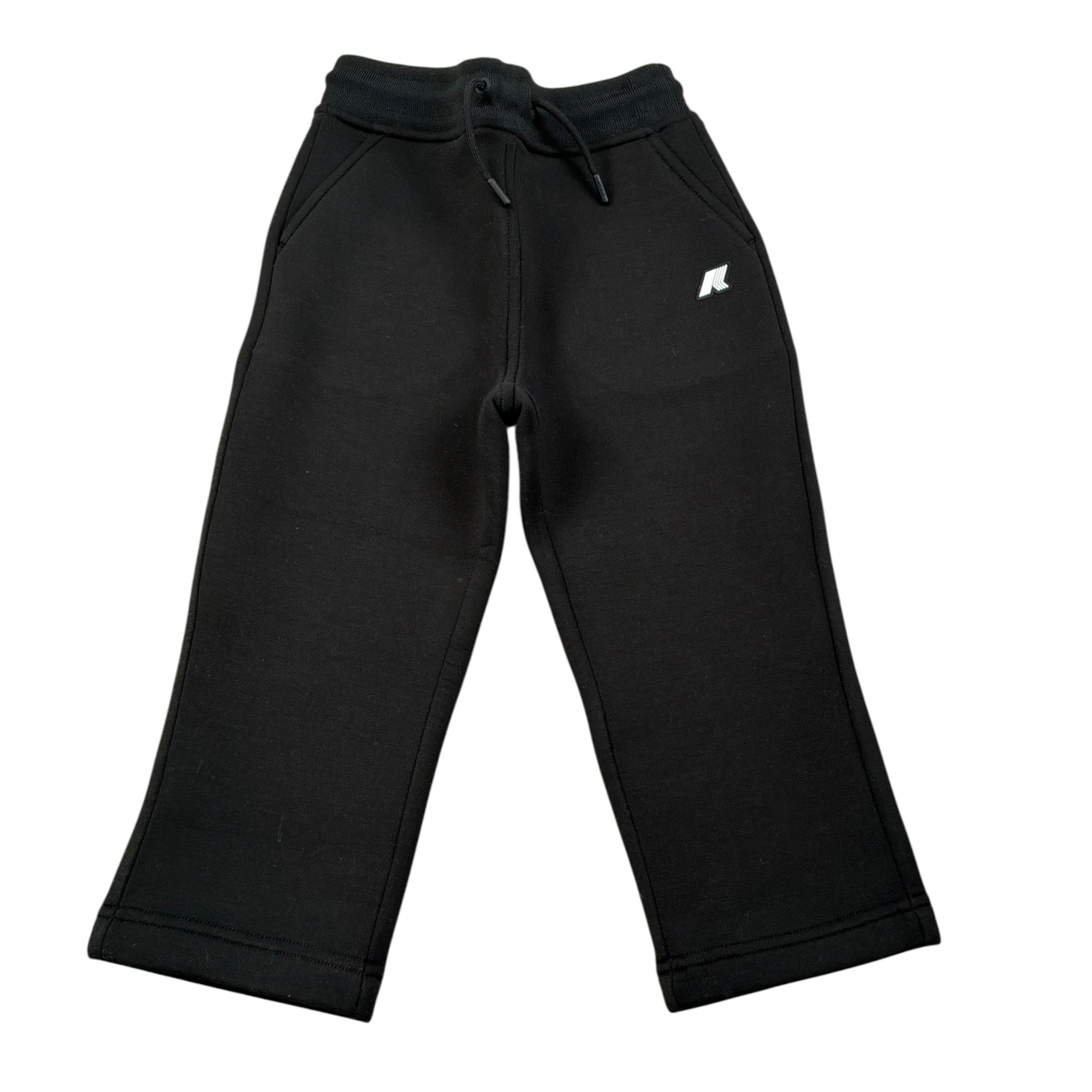 K-Way Pantalone Tuta tinta unita con Logo Nero per Bambino K21428WX NERO K-WAY 