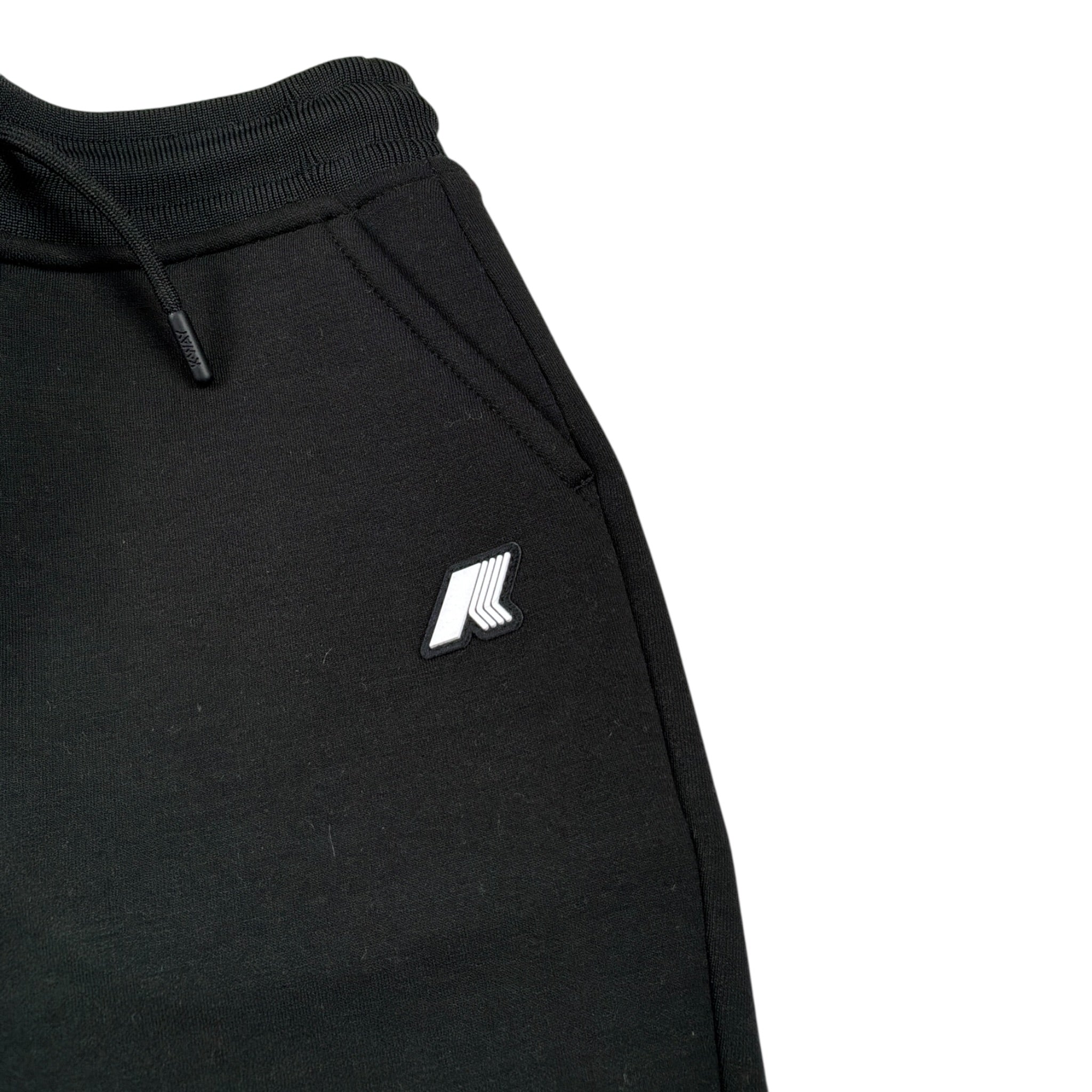 K-Way Pantalone Tuta tinta unita con Logo Nero per Bambino K21428WX NERO K-WAY 