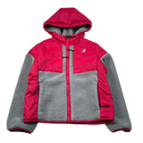 K-Way Giubbino tinta unita con Pelliccia Fuxia per Bambina K21452WX FUXIA K-WAY 
