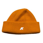 K-Way Cappello Tinta Uita con Logo Senape per Bambino K31358WJ SENAPE K-WAY 