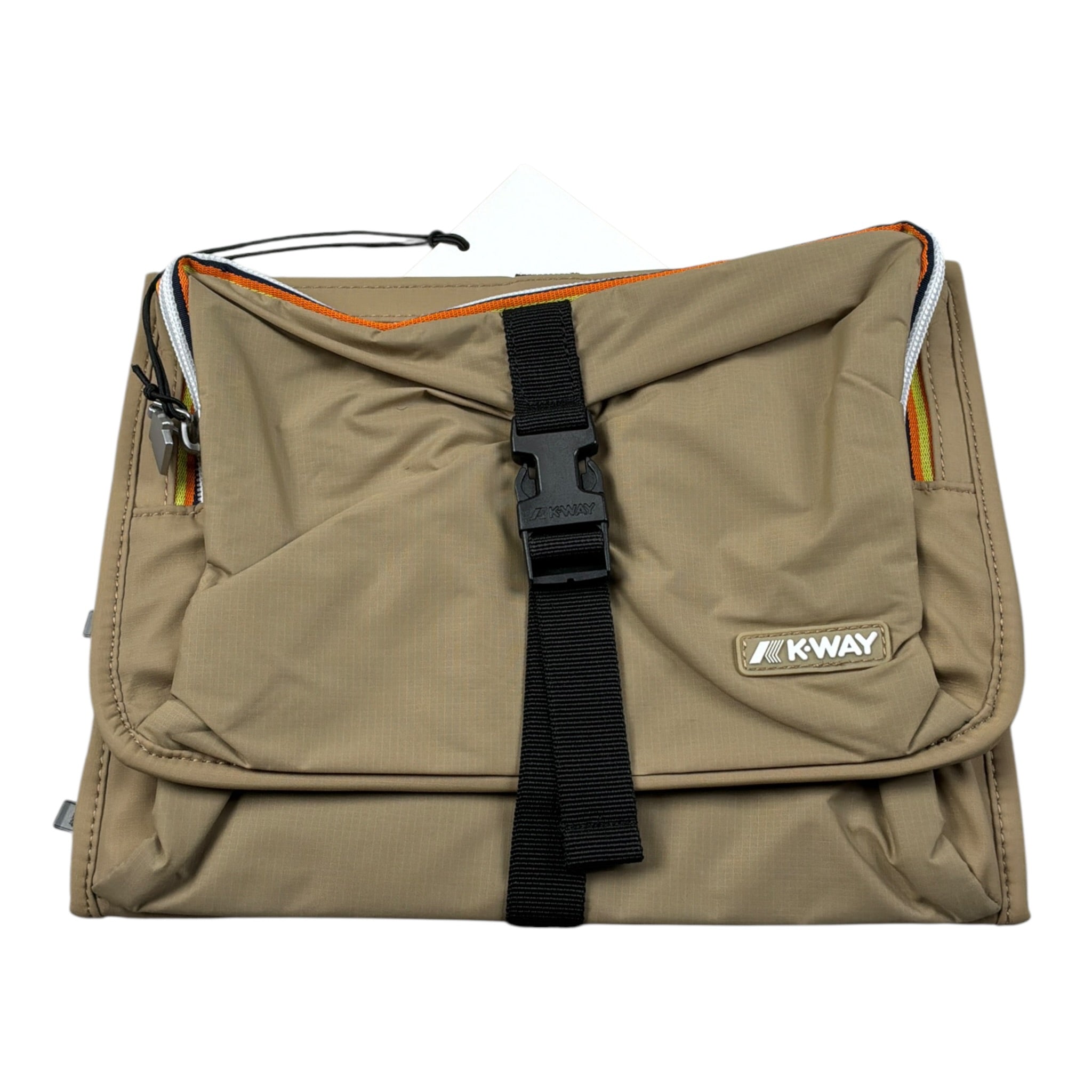 K-Way Borsello tinta unita con Logo Verde per Bambino K4127VW VERDE K-WAY 