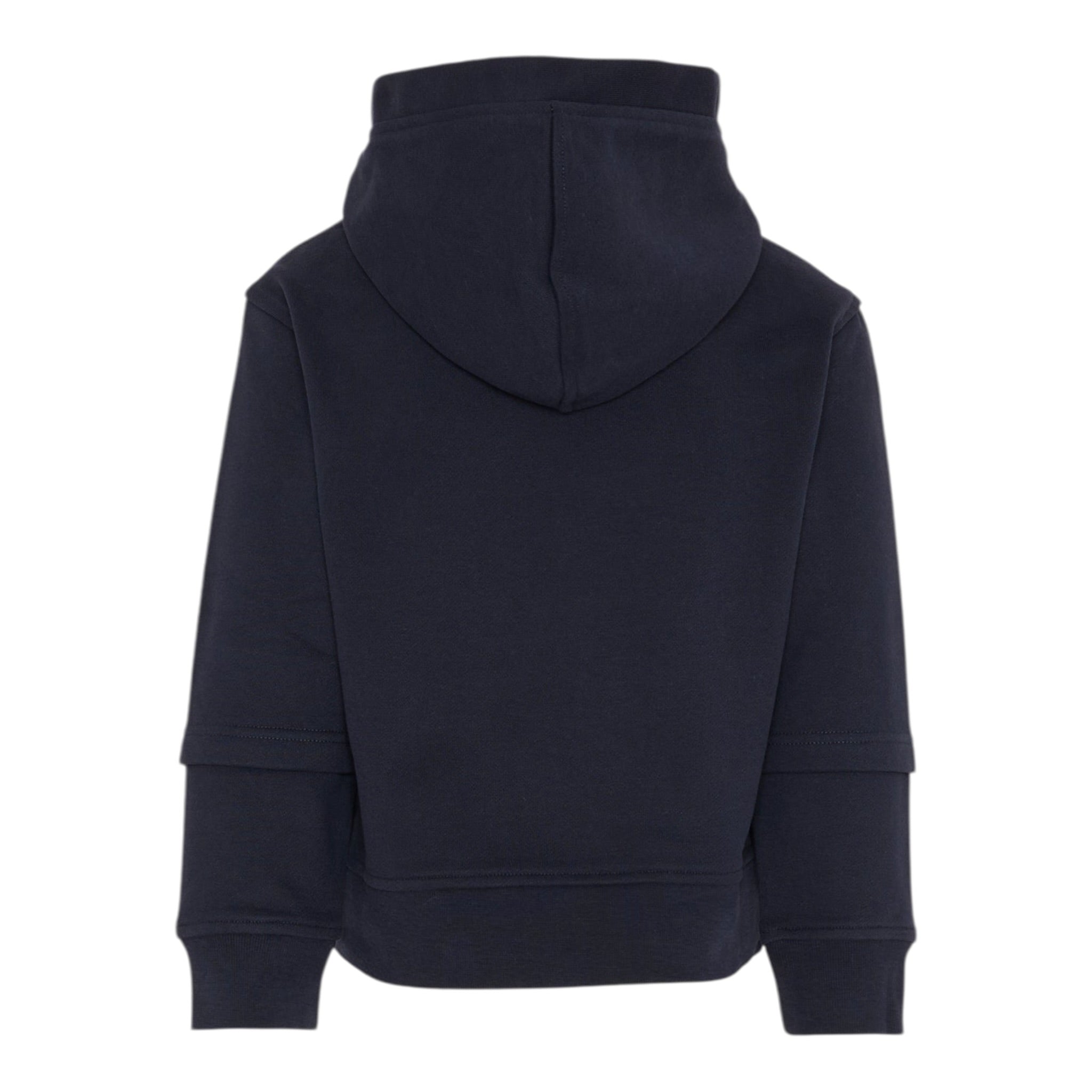 K-Way Felpa Chiusa con Cappuccio tinta unita Blu per Bambino K41325W BLU K-WAY 