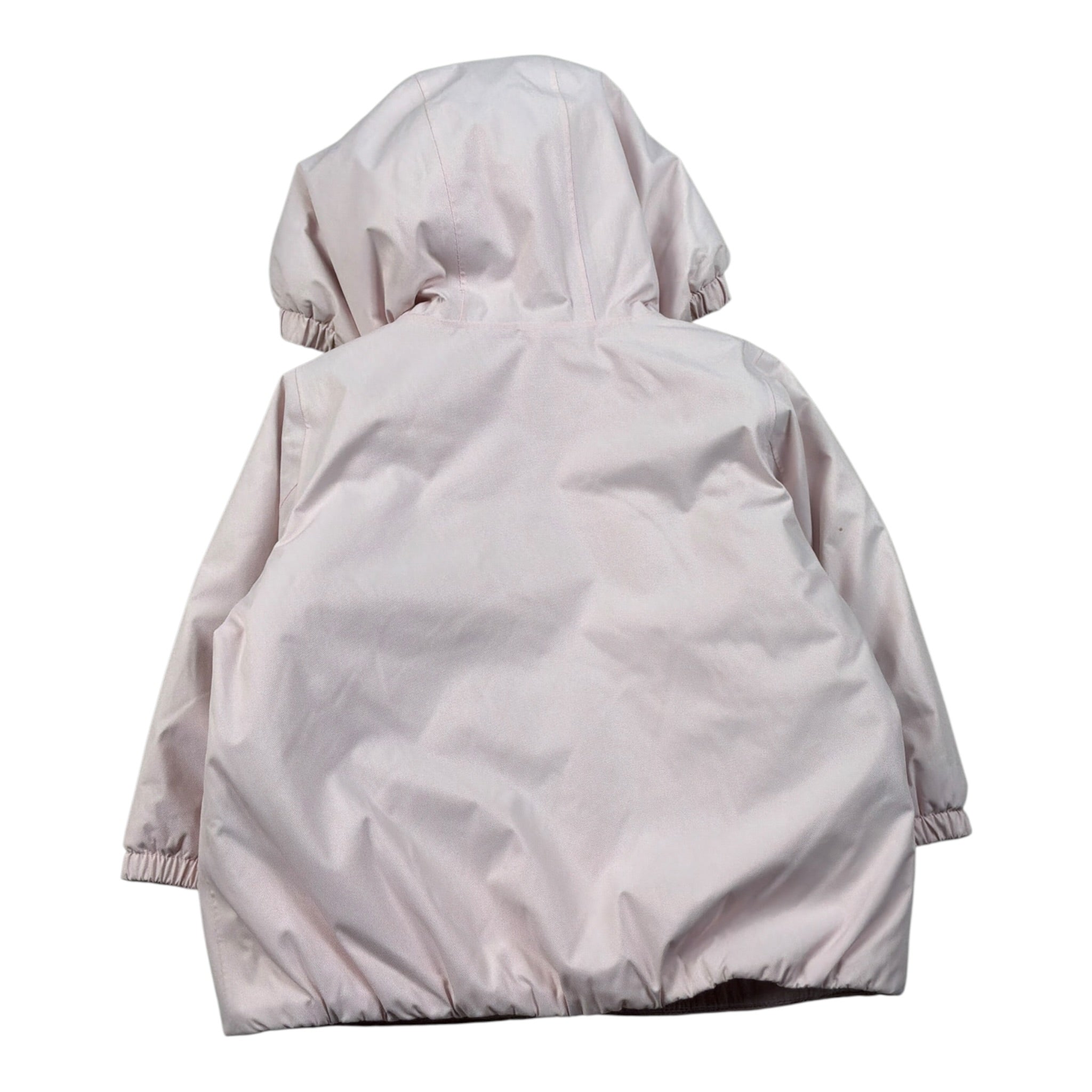 K-Way Giubbino tinta unita con Zip E Cappuccio Rosa per Neonata K4133HWA ROSA K-WAY 