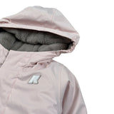K-Way Giubbino tinta unita con Zip E Cappuccio Rosa per Neonata K4133HWA ROSA K-WAY 
