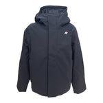 K-Way Giubbino tinta unita con Cappuccio Blu per Neonato K4137VW BLU K-WAY 