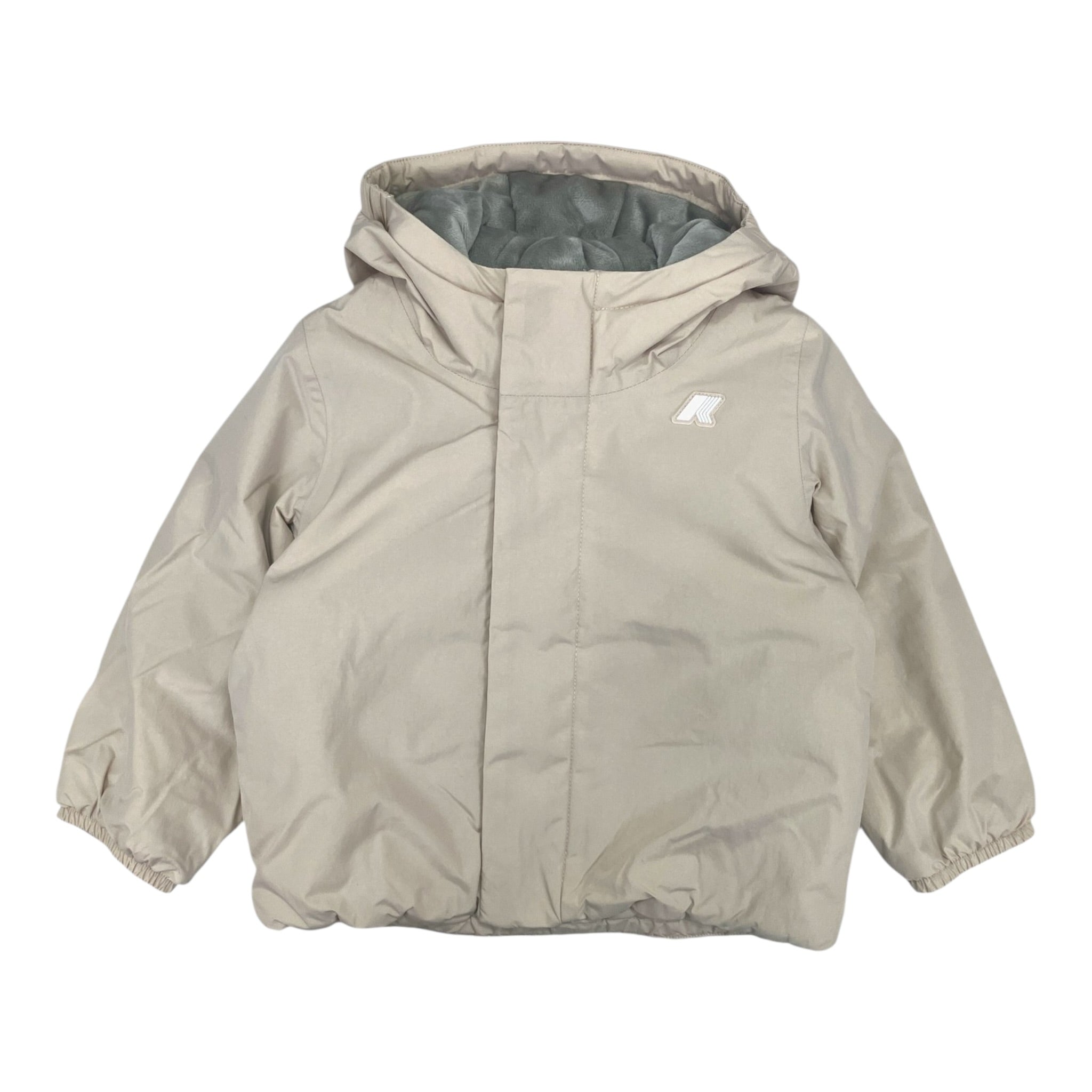 K-Way Giubbino tinta unita con Cappuccio Beige per Neonato K4137VWXX BEIGE K-WAY 